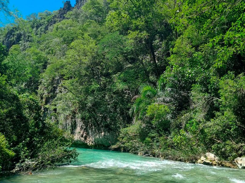 Rio Salobra no Parque Nacional da serra da Bodoquena